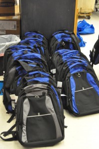 Backpacks, Ready to Go!